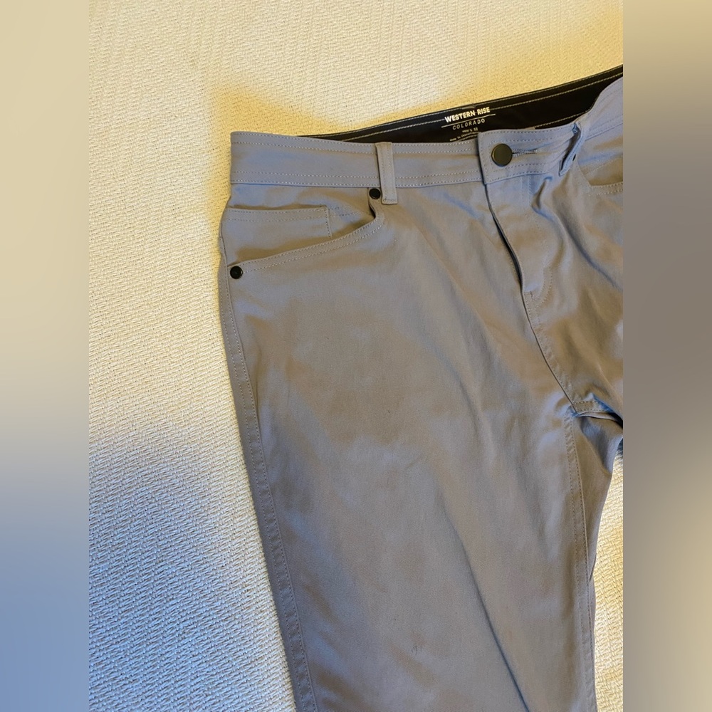 Like New Western Rise Hybrid Hike/Dress Pant in Gray size 32 Waist - Picture 3 of 6